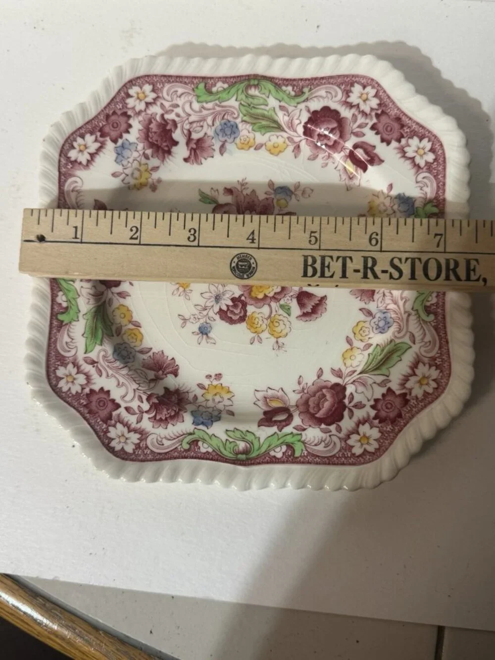 WINCHESTER Johnson Bros. square, Roped Edge,  salad or dessert plate Vintage